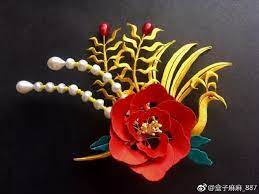 ghim của 鳳嬌陳tren chan hua 纏花春仔花 hoa tiếng trung quốc