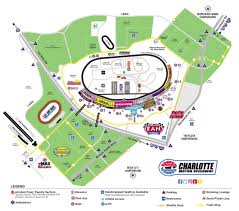 Map Of Charlotte Motor Speedway