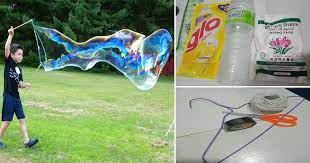 Cara bikin balon gelembung sabun (diy how to make a soap bubble bubble)racian pedagang balon. Buat Sendiri Giant Bubble Jimat Anak Boleh Main Sampai Puas Hati Vanilla Kismis