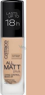 All matt plus shine control powder by catrice. Catrice All Matt Shine Control Makeup 027 Amber Beige 30 Ml Vmd Parfumerie Drogerie