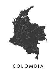 Colombia Country Map Kaarten Colombia