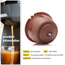With dgpod, you can brew stronger coffee, guilt free! Uhat Pack 3 Reusable Coffee Capsule Refillable Filter Cup For Nescafe Dolce Gusto With 1 Plastic Spoons 1 Cleaning Brush Coffee Machine Parts Coffee Tea Espresso Hellstromsmaleri Se
