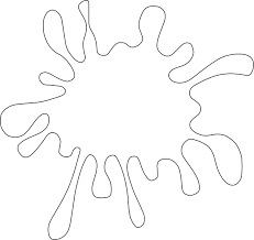 Black And White Paint Splatter Clipart Splatter Paint Colouring Pages Kootation Clipart Best Sketch Coloring Page Paint Splats Crayon Art Melted Coloring Pages