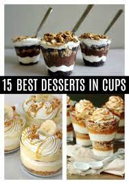 15 Best Desserts In Cups Dessert Cups Pretty My Party Mason Jar Desserts Mini Dessert Cups Mini Dessert Recipes