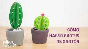 Ahora, recorta las puntas de varios palillos para hacer los pinchos, para que quede mejor, pinta los palillos de color blanco y clava en el cartón del cactus. Como Hacer Cactus De Carton Youtube