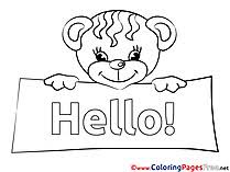 Hello friends, when someone like mom and dad goes away from us, it feels really sad. Hello Coloring Cards
