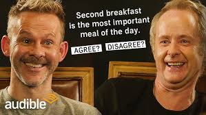 Dominic Monaghan & Billy Boyd Perform A Hobbit Drinking Song With Stephen  Colbert