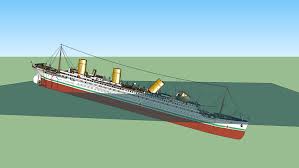 britannic sinking 3d warehouse