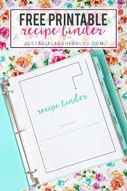 Free Printable Recipe Binder Food Printables Recipe Cards Printable Free Recipe Book Diy