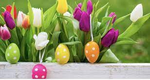 Happy Easter Decorare Uova Di Pasqua Uova Di Pasqua Carta Da Parati A Fiori