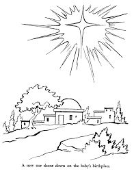 Welcome back the warm weather with these spring coloring sheets. Bible Printables The Christmas Story Coloring Pages Star Over Coloring Home