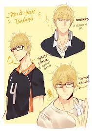 1 appearance 2 story 3 relationships 4 quotes 5 voice acting 6 gallery shizuku tsukishima is a slender girl, fourteen years old, with short umber brown hair which reaches slightly below her ears, and the same coloured eyes, although it looks black due to the animation style. Log In Haikyuu Tsukishima Haikyuu Anime Tsukishima Kei