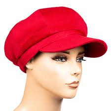 Red Wool Women Newsboy Cap, Women 8 Panels Cap, Peaky Blinders Hat, Women  Baker Boy Hat, Women Fiddler Cabbie Hat, Flapper Hat