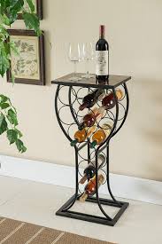 Leave the top in place for use as a side table; The Best Wine Rack Tables For Small And Quirky Spaces