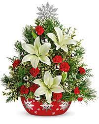 Maybe you would like to learn more about one of these? Teleflora S Shimmering Snowflakes Tree In Madison Wi Choles Floral Company
