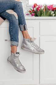 Dani Austin Golden Goose Francy Sneakers Golden Goose Sneakers Outfit High Top Sneakers Outfit Golden Goose Sneakers
