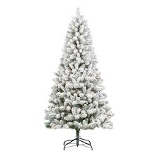 Home heritage 12 foot snowdrift snow flocked quick set pine prelit artificial christmas tree with clear white lights, pinecones, berries, and metal stand 4.6 out of 5 stars 21 $619.99 $ 619. My 79 Pre Lit Flocked Christmas Tree Fox Hollow Cottage