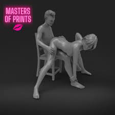 STL file LAP DANCE - NSFW - EROTIC MINIATURE 75 MM SCALE・Template to  download and 3D print・Cults