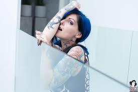 Download 4844x3229 riae suicide, piercing, suicide girls, tattoo, blue hair  Porno Photos, Erotic Wallpapers