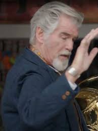 Pierce Brosnan Black Adam Blue Coat