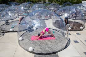 Maybe you would like to learn more about one of these? Covid 19 Toronto Gets Outdoor Domes For Practising Yoga Lifestyle Photos Gulf News