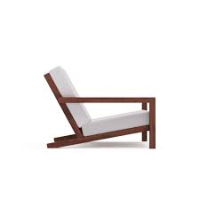 These modern outdoor chairs are made entirely from 2x4s of beautiful redwood, but you can use any type of wood to create them. Diy Modern Outdoor Garden Lounge Chair Stool Building Plan Template Construction Drawing Blueprint For Home Worker To Make Sofa For Yard Garden Lounge Chairs Chair Design Modern Chair