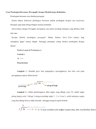 Maybe you would like to learn more about one of these? Pembagian Bersusun Pdf