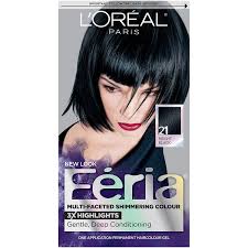 Amazon Com L 39 Oreal Paris Feria Multi Faceted Shimmering Color 21 Starry Night Bright Black Hair Highlighting Pr Loreal Paris Shimmering Color Loreal