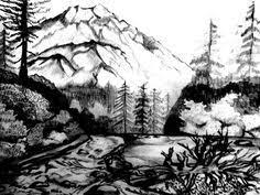 1024 x 722 file type: Natural Scenery Nature Coloring Pages For Kids Drawing With Crayons