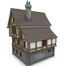 Medieval Building 21 Tavern 3d Model House Architecture Design Pool Houses Modern Architecture House