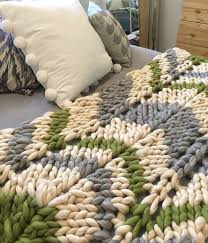 Free Knitting Pattern For 2 Row Repeat Three Color Chevron Throw Zigzag Striped Blanke Knitting Patterns Free Blanket Knitting Yarn Blanket Knitting Patterns