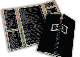 Menu Card Design A3 Size Gate Fold Megadesignprint Megadesignprint Www Megadesignandprint Com Portfolio Logo Menu Layout Design