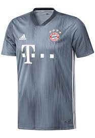 Unser onlineshop bietet die möglichkeit, eine beflockung zusammen mit der bestellung in auftrag zu geben. Adidas Fc Bayern Munchen Herren Champions League Trikot 2018 19 Blaugrau Weiss Fussball Shop
