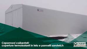 Composto di pannelli sandwich colore bianco spessore 1. Capannoni Coibentati Coperture Industriali In Pannelli Sandwich