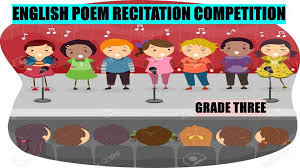 Recitation stock vectors, clipart and illustrations. English Poem Recitation Competition Of Grade Iii 2020 21 Sagar Public School
