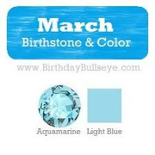 March Birthstones And Flowers Lucky Charms And Good Health March Birth Stone Birthday Cards For Boys Birthday Card Puns