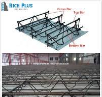 Reinforcing Rebar Truss Deck with Galvanized Steel Plate for Multi-Storey  Metal Building Floor Decking