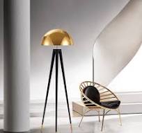 Creative Retro Rustic Black Tripod Floor Lamp Industrial Vintage Stand up  Lamp (WH-VFL-12)