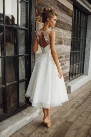 Wedding Dress Stefani Short Wedding Dress Tea Etsy In 2020 Tea Length Wedding Dress Short Bridal Gown Short Wedding Dress