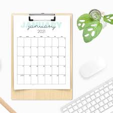 2022 printable calendars for marking down personal events or to keep track of holidays. Cute 2021 Printable Calendar 12 Free Printables