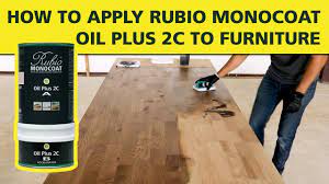 Pure rubio monocoat is a wood finish that colors and protects in only 1 single layer. How To Apply Rubio Monocoat Oil Plus 2c On Furniture Youtube