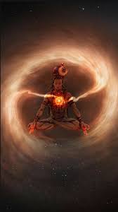 Brahmand Galaxy Emerging From Lord Shiva In Creative Art Painting Lord Shiva Painting Lord Shiva Shiva Angry