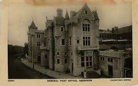 Old Postcard Of General Post Office Crown Street Aberdeen Post Office Old Post Office General Post Office