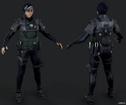 Dokkaebi Pack 3d Models 3d Model Character Female Armor Rainbow Six Siege Anime