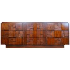 I suggest that you stain it as close to the original finish as possible. Mid Century Brutalist Mosaic Bedroom Suite Set By Lane Furniture For Sale At 1stdibs
