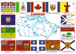 Check spelling or type a new query. Large Flags Of Canada Map Postcard Canada Map Canadian Provincial Flags Historical Flags