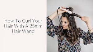 The tip is nearest to your shoulder. How To Curl Your Hair With A Wand An Indigo Day