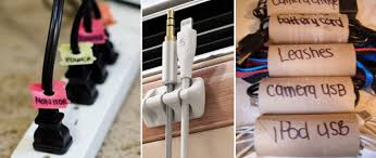 Make one of these diy cord organizers and clean up the cables, cords and wires in your home. 25 Diy Cord And Cable Organizers For A Clean And Uncluttered Home