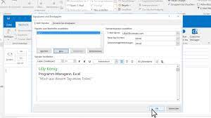 Normally to send an email from one of the other accounts i click new email. Erstellen Einer E Mail Signatur Outlook