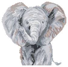 This is a digital cross stitch pattern that you can instantly download from etsy after purchase. Creative World Of Crafts Elephant Cross Stitch Kit 21cm X 20cm